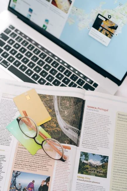 Facebook page of an entrepreneurs social media on desktop and mobile.